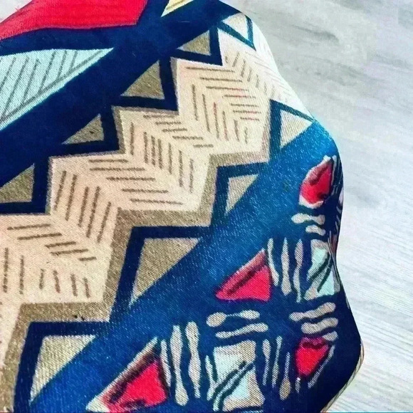 Vintage Multi Colour  100% Silk Scarf - Picture 3 of 5